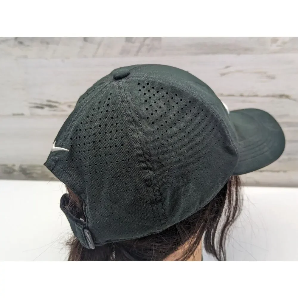 Nike Golf Black Legacy 91 Dri Fit Hot‎ Weather Polyester Baseball Cap Adult OSFA